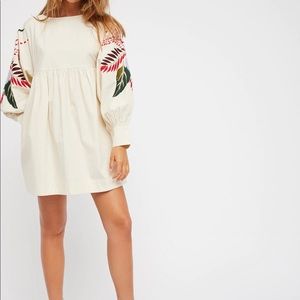Free People Mini Obsessions Embroidered Dress